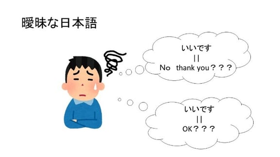曖昧な日本語